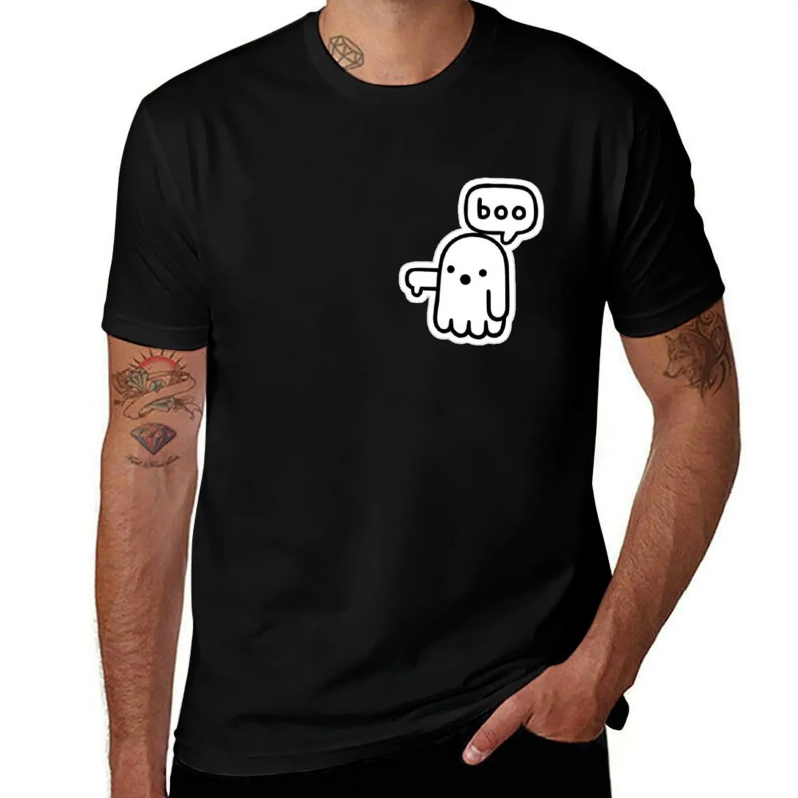 

BOO, I'm a lil ghost T-Shirt Aesthetic clothing shirts graphic tees mens t shirts pack