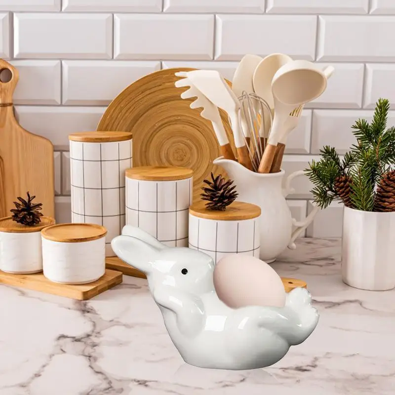 

Керамический держатель для яиц, держатель для мягких вареных яиц, керамический держатель для яиц для мягких вареных яиц, подставка для пасхальных яиц, мягкое украшение