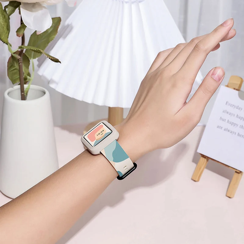 Morandi Silikon 20mm Strap Für Xiaomi Mi Uhr Lite Smart Uhr band Ersatz Armband Armband Redmi uhr