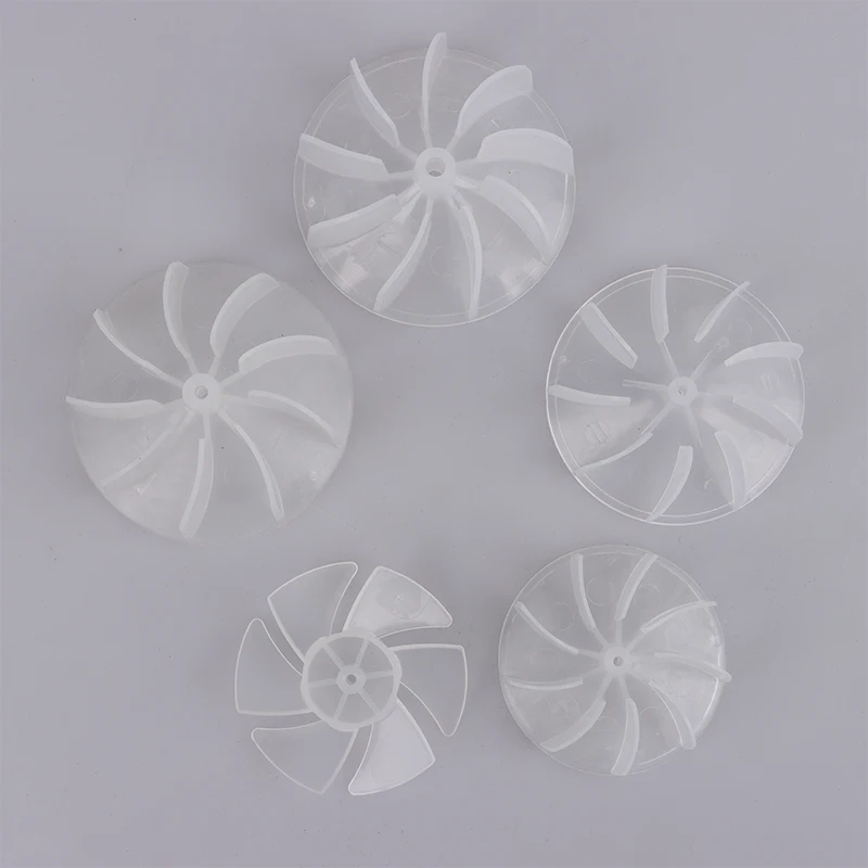 Small Power Mini Plastic Fan Blade 4/6 Leaves Power Hair Dryer Motor Fan Leaf For Hairdryer Motor Accessories