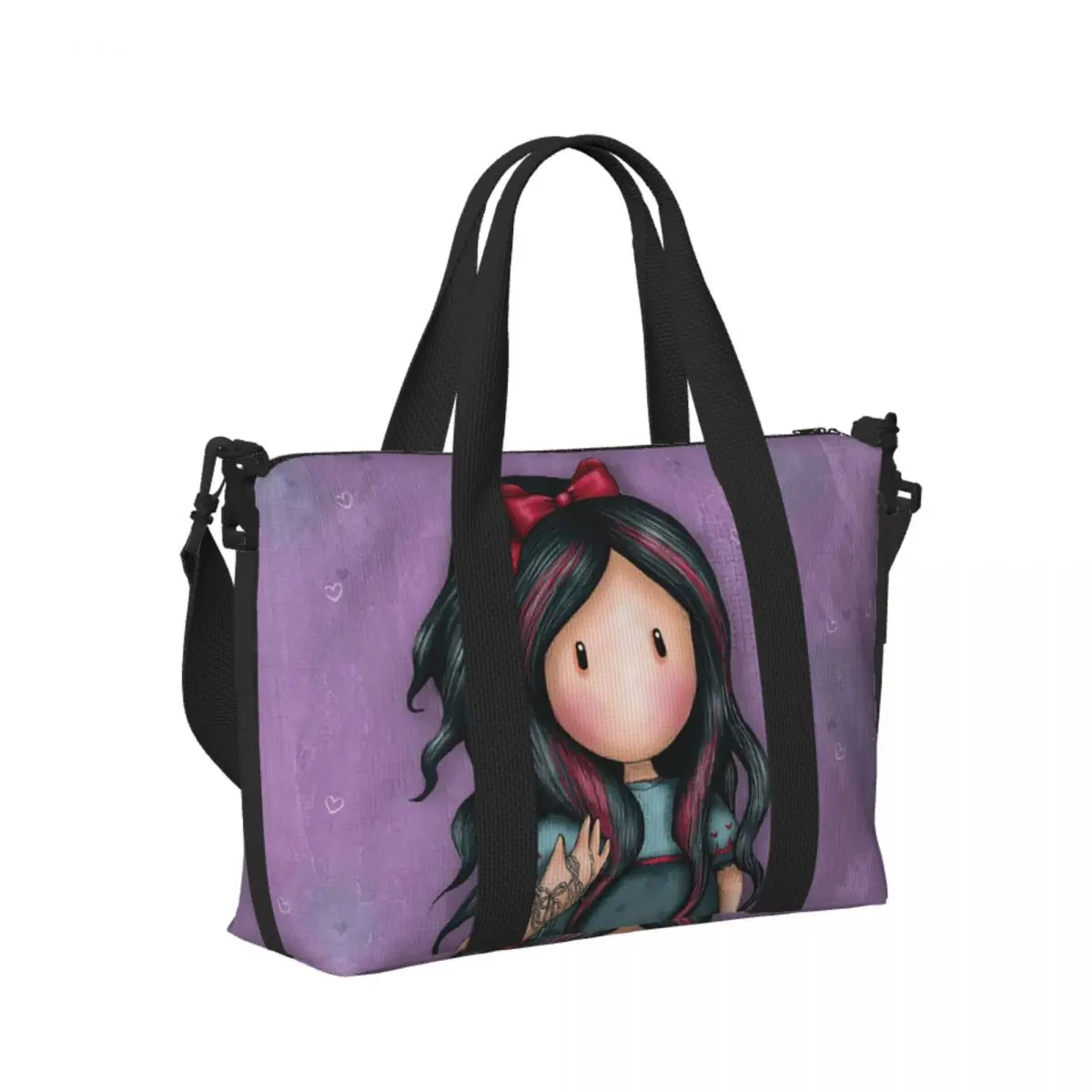 

Пляжная дорожная сумка Santoro Gorjuss на заказ, большая вместительная сумка-тоут для тренажерного зала, йоги, женская дорожная сумка для покупок