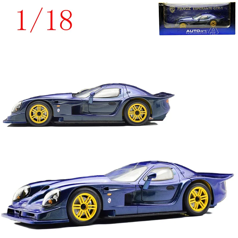 

Flaw AUTOARTDiecast, масштаб 1/18, Panoz GTR-1 1997, электрические синие двери, модель автомобиля из сплава, игрушки для мальчиков, подарок, детские игрушки для мальчиков