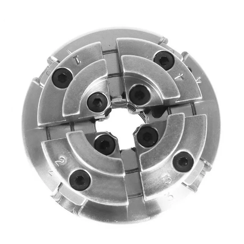 For woodworking chuck 5 inch KP125 four-jaw self-centering M33 thread 4 inch 100 chuck for woodworking lathe