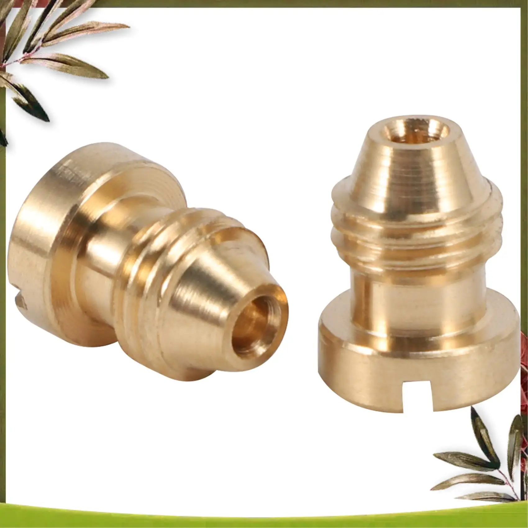 

AB98-Наконечники насадок для пенопластовой пушки, насадка с высокой сменной резьбой для насадки для пены для снега, 1,0 мм, 2 шт. в упаковке