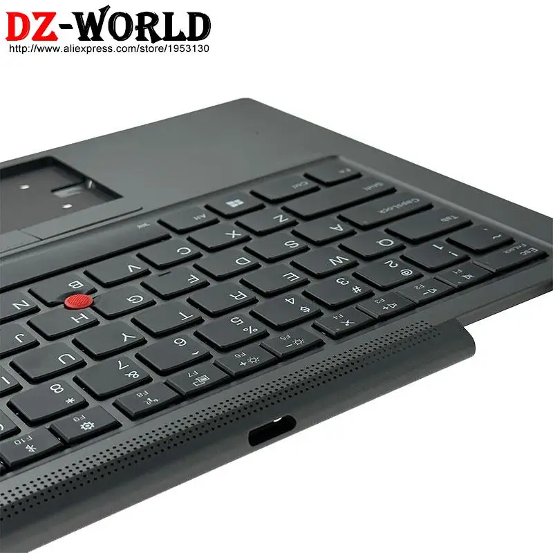 Imagem -05 - Einglish Sws Swiss Ndc Nordic Keyboard com Shell Palmrest Upper Case para Lenovo Thinkpad x1 Yoga 4th 5th Gen Laptop us