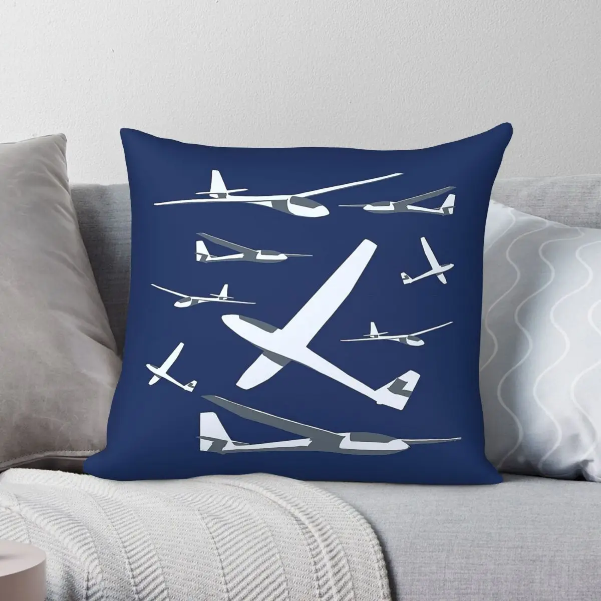 Schleicher ASW 15 Gaggle Pillowcase Polyester Linen Velvet Printed Zip Decorative Throw Pillow Case Home Cushion Case