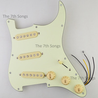 Vintage 1954 Alnico 3 ST Guitar Loaded Pickguard SSS Alnico III SSS Single Coil Pickups Guitar Wiring Pre-wired