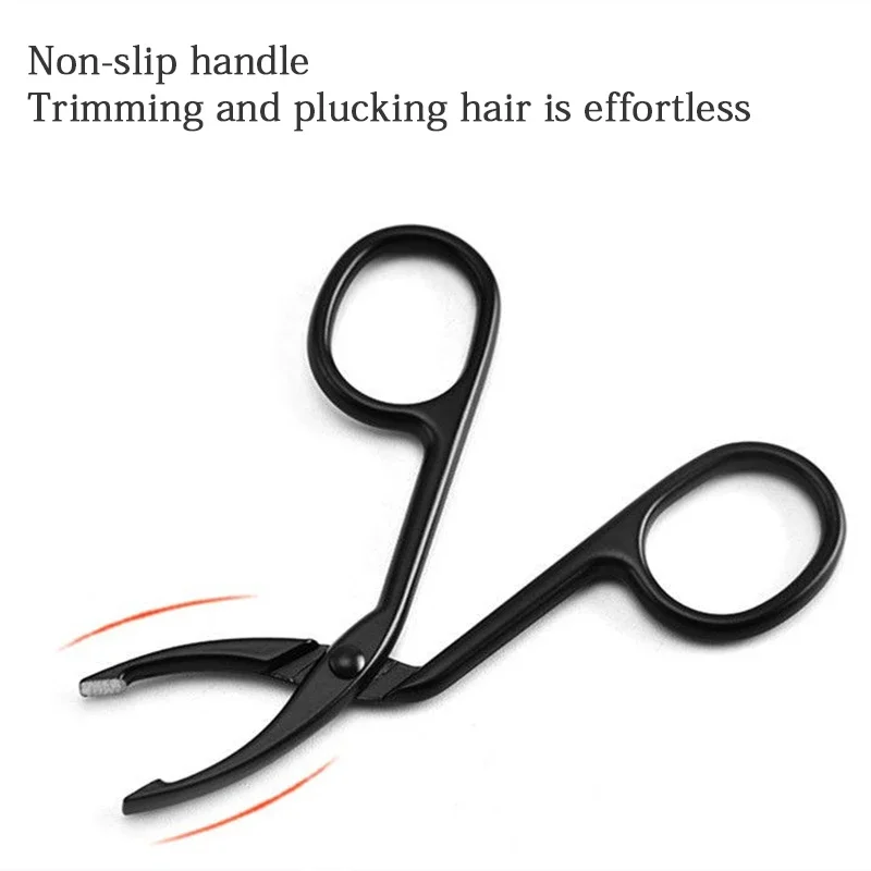 Straight Pointed Elbow Eyebrow Pliers Clip Scissors Tweezers Professional Hairs Puller Eyebrow Plucking Makeup Beauty Tools