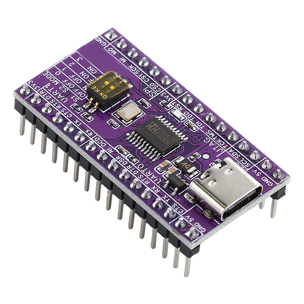 CH347T Development Board Module USB to UART/I2C/SPI/JTAG/GPIO Debugger Programmer 480Mbps Type-C USB2.0 for Windows Linux Mac