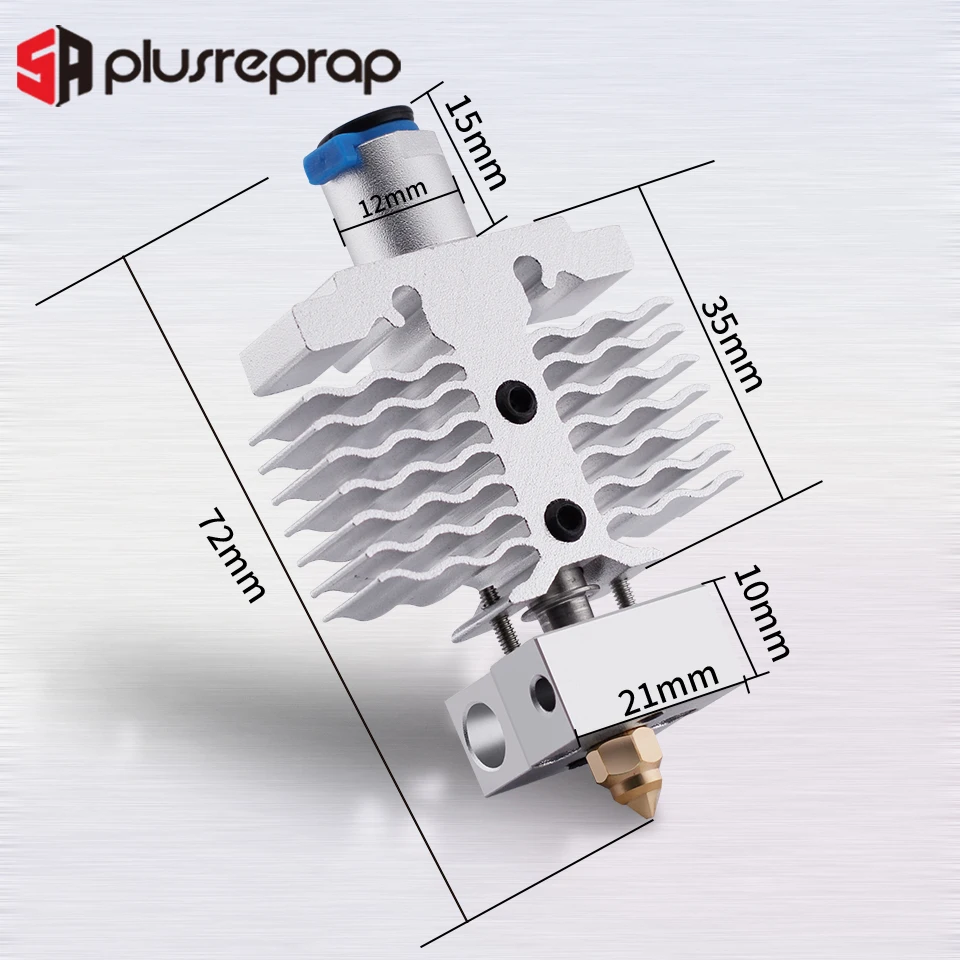 Update 3D Printer Hot End Kit for Ender-3 V2 Neo Hotend  24V 40W Thermistor with CR6 SE Nozzle  1.75mm filament Extruder