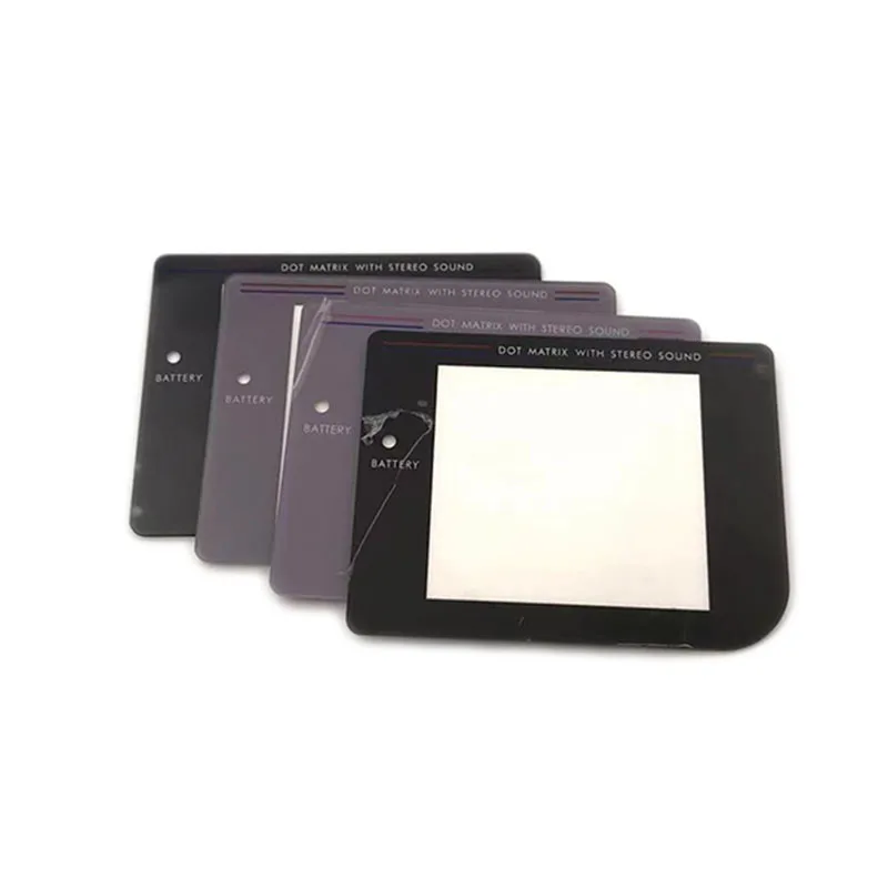 ل GB الزجاج البلاستيك مرآة البلاستيك اللعب بصوت عال الظلام شاشة واقية عدسة ل Gameboy الكلاسيكية GB حامي عدسة
