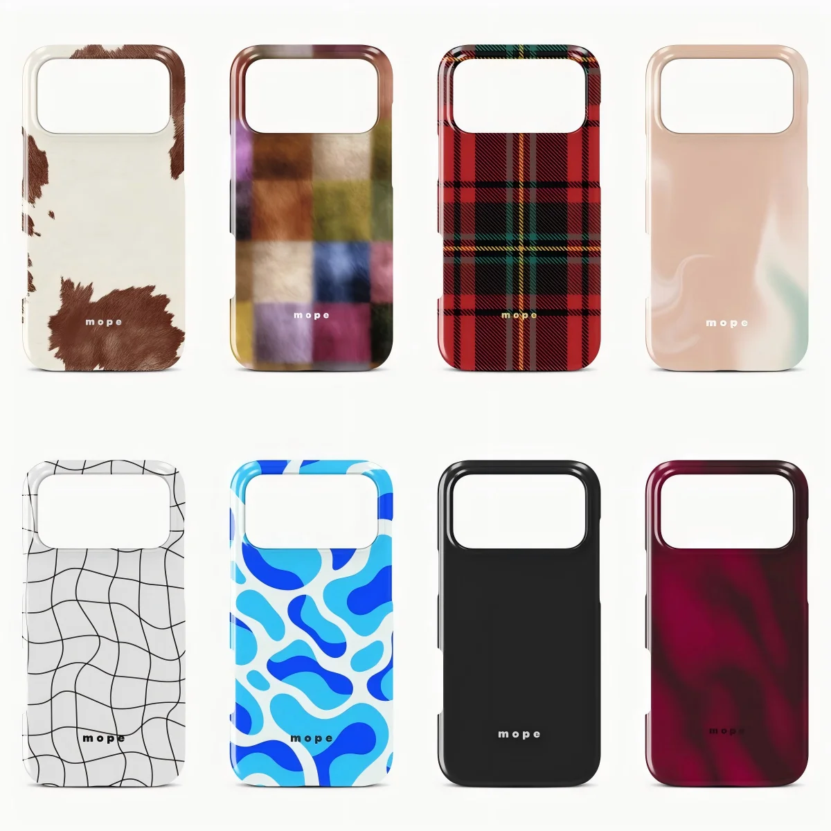 New Mopes Vintage Red Tartan Plaid Phone Case for Samsung Galaxy S20 S23 S24 S25 S26 FE Plus Ultra Edge 4G5G Luxury Double-layer