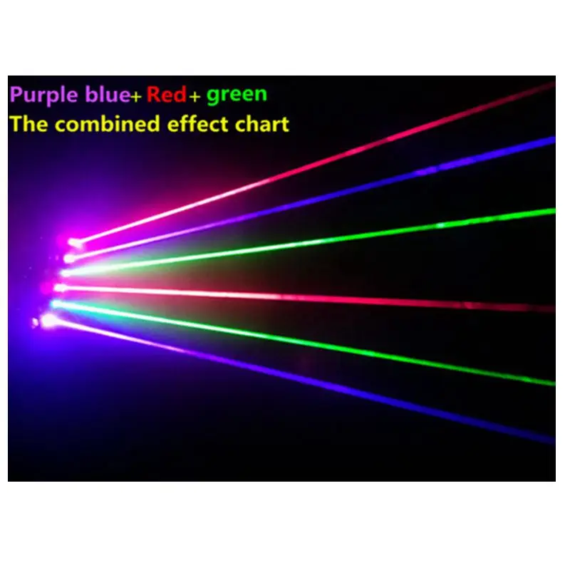 

Purple +Blue +Red +Green 4 color Laser Gloves Performance Show Disco Party Stage Lights