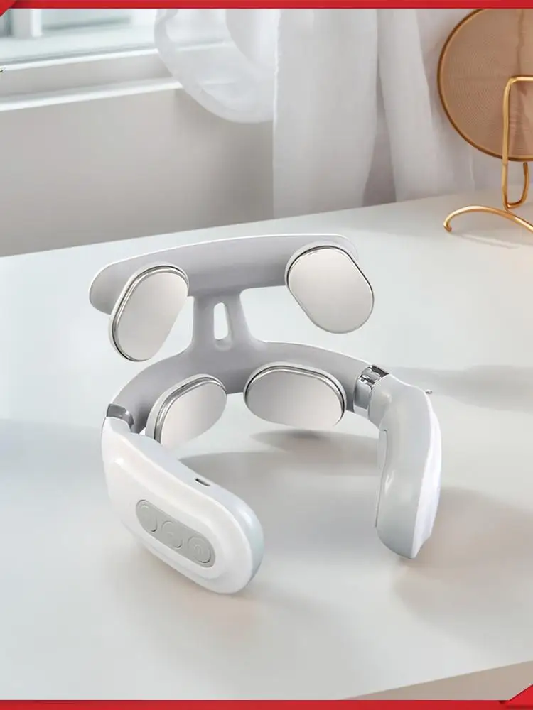 

4-head Neck Massager with Heat Electric Neck Massager Relaxation Gifts for Women Men Dad Mom