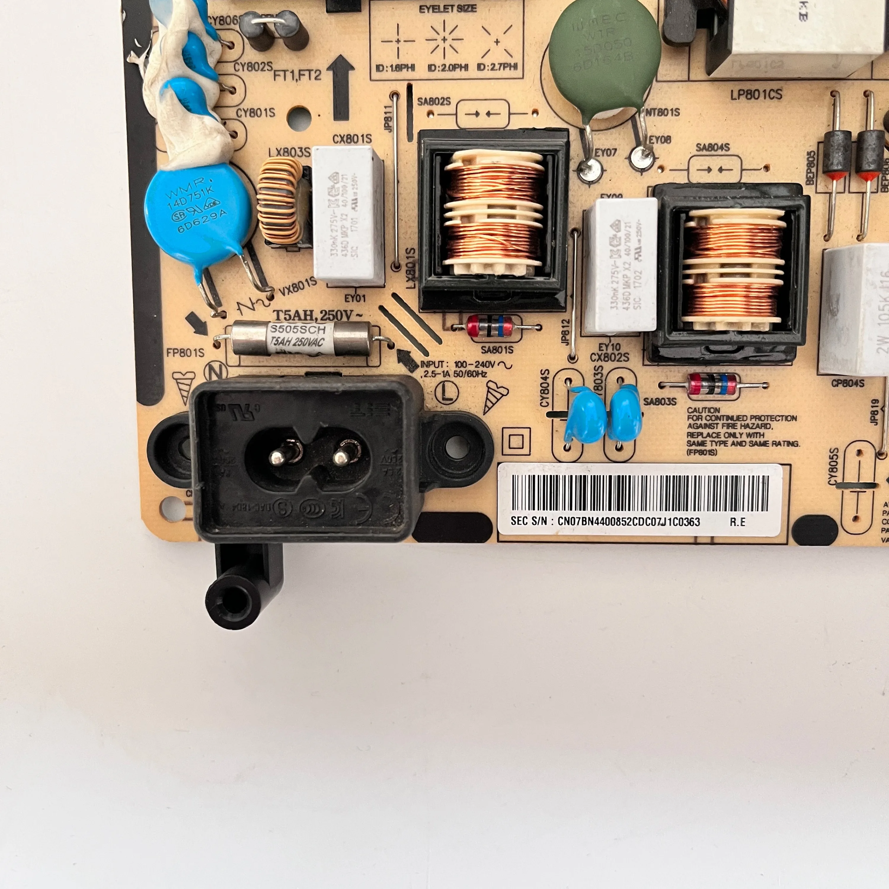 New Genuine Original TV Power Supply Board BN44-00852A = BN44-00852C Working Properly Suitable For TV UN43J5020AF UN43J5200AFXZA