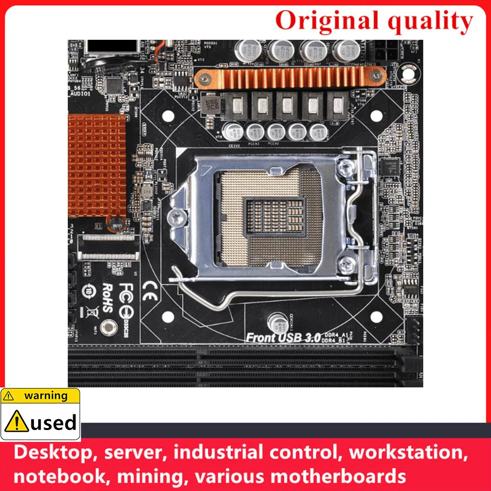 B150M-ITX Mini ITX Motherboards, usado para Intel B150 Desktop Mainboard, SATA III, USB 3.0, LGA 1151, DDR4, 32GB