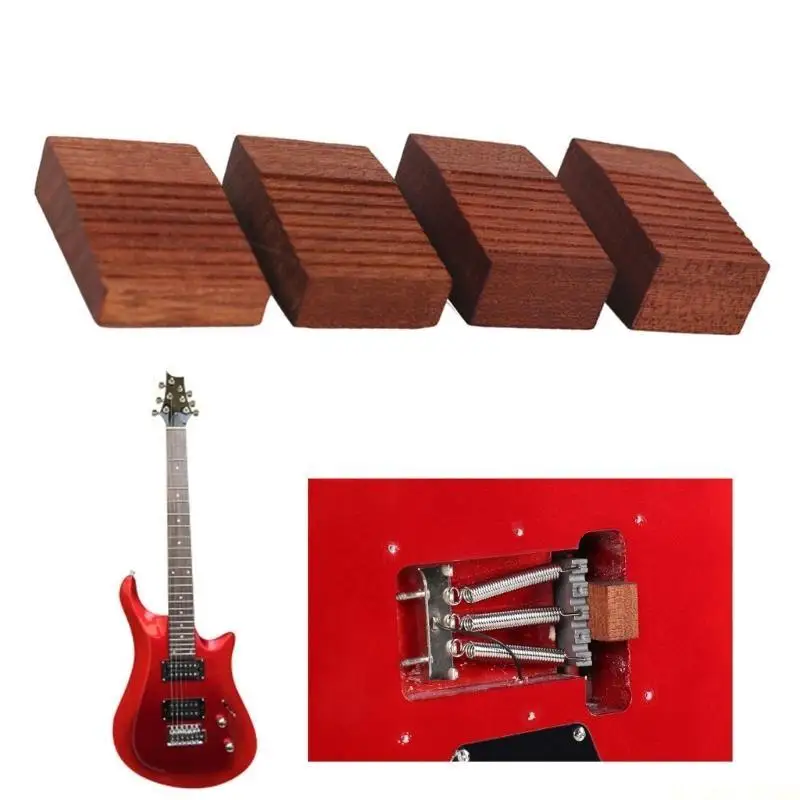 M5TC 4Pcs Guitar Tremolo Slider Floating Tremolo Set up Blocks Music Instrument Parts