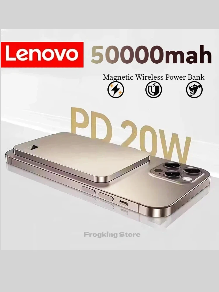 20000mAh Dunne Draagbare Magnetische Draadloze Power Bank PD22.5W Snel Opladen Externe Batterij Voor Magsafe Voor iPhone Samsung Xiaomi - afbeelding 2