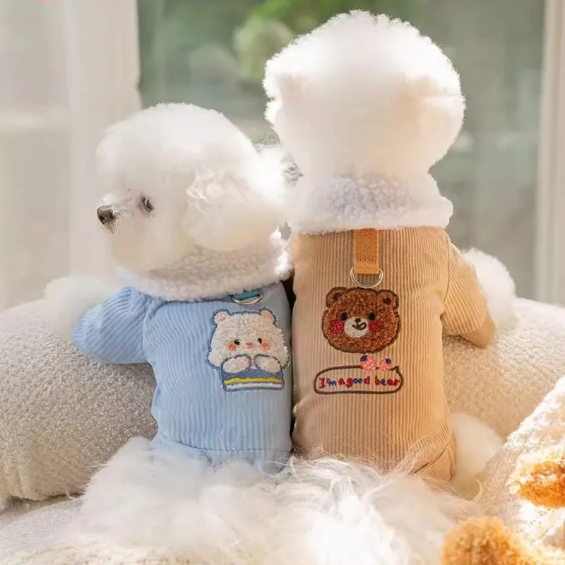 

Pet Cotton Dog Jacket Cartoon New Winter Warm Dog Clothes Winter Jacket Puppy Dog Clothing Pet Supplies