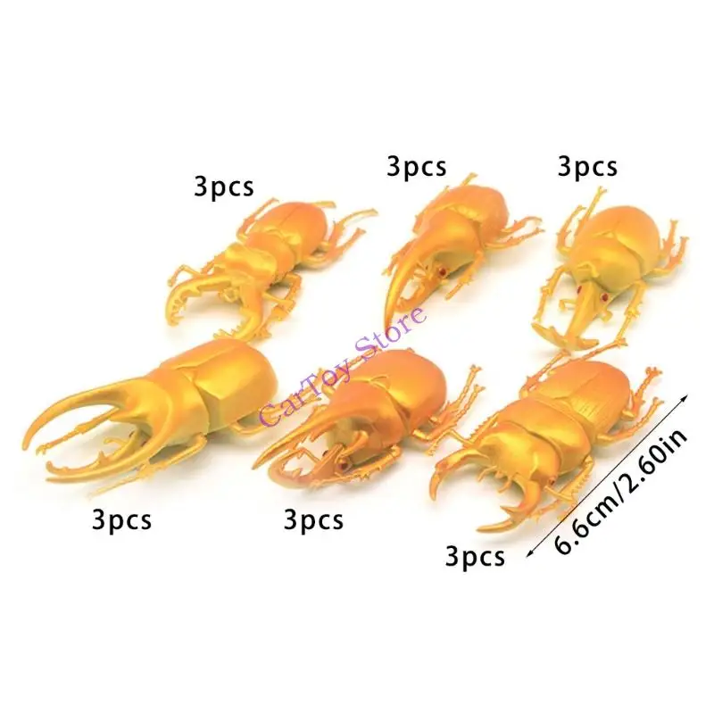 Giocattolo educativo del modello insetto simulazione 18pcs per l'apprendimento della biologia della natura dei bambini