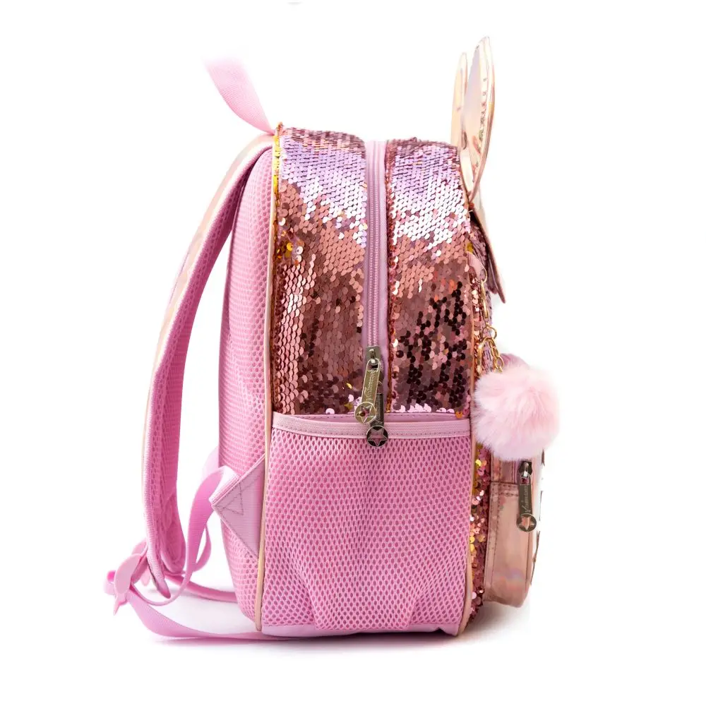 Imagem -02 - Mochila Escolar Primária Lantejoulas para Meninas Bolsa Infantil para Menina