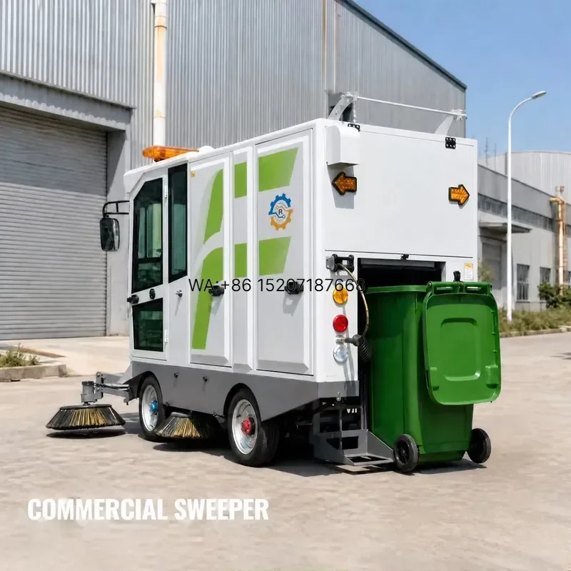 Wmwmnu for ROD Brand Special Designed Street Sweeper for Park Path Cleaning Battery Operated Sweeper