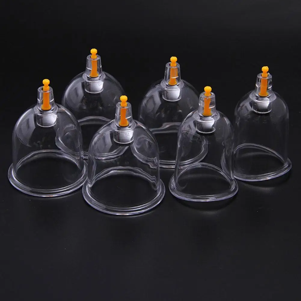 Vacuum Cupping Glasses Vacuum Massage Body Cupping Kit Anti Cellulite Chinese Cupping Body Cup Massager Slimming For Body Face