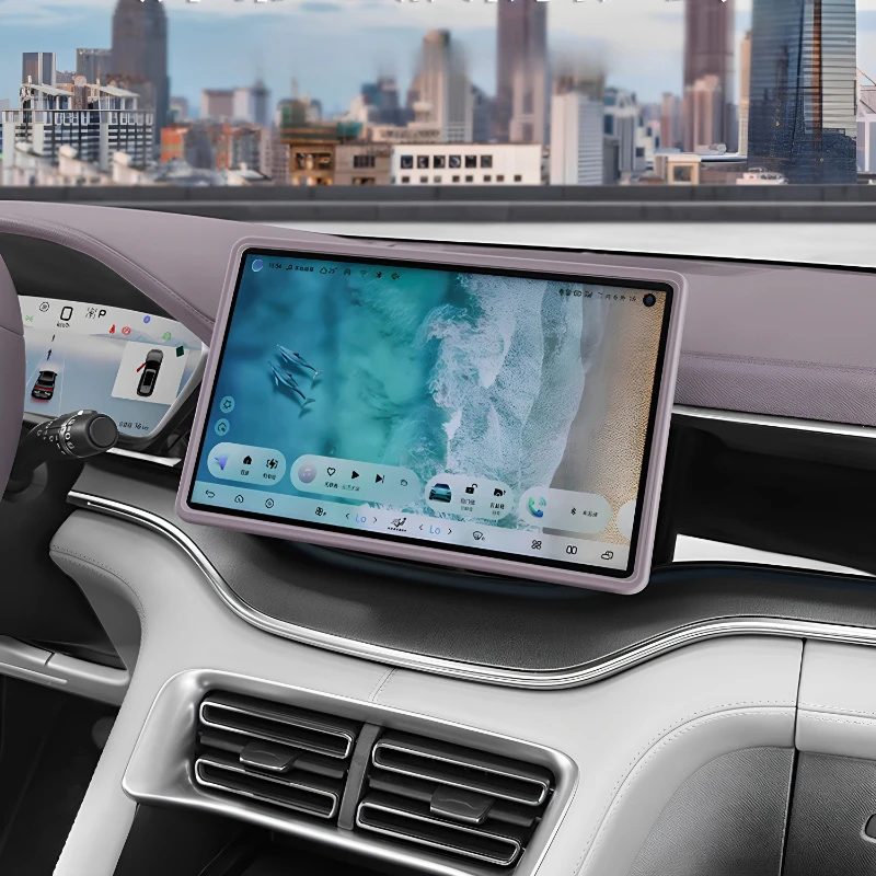 

For BYD Song Plusdmi Navigation Screen Border Protective Case Center Console Pad Display EV Car Supplies