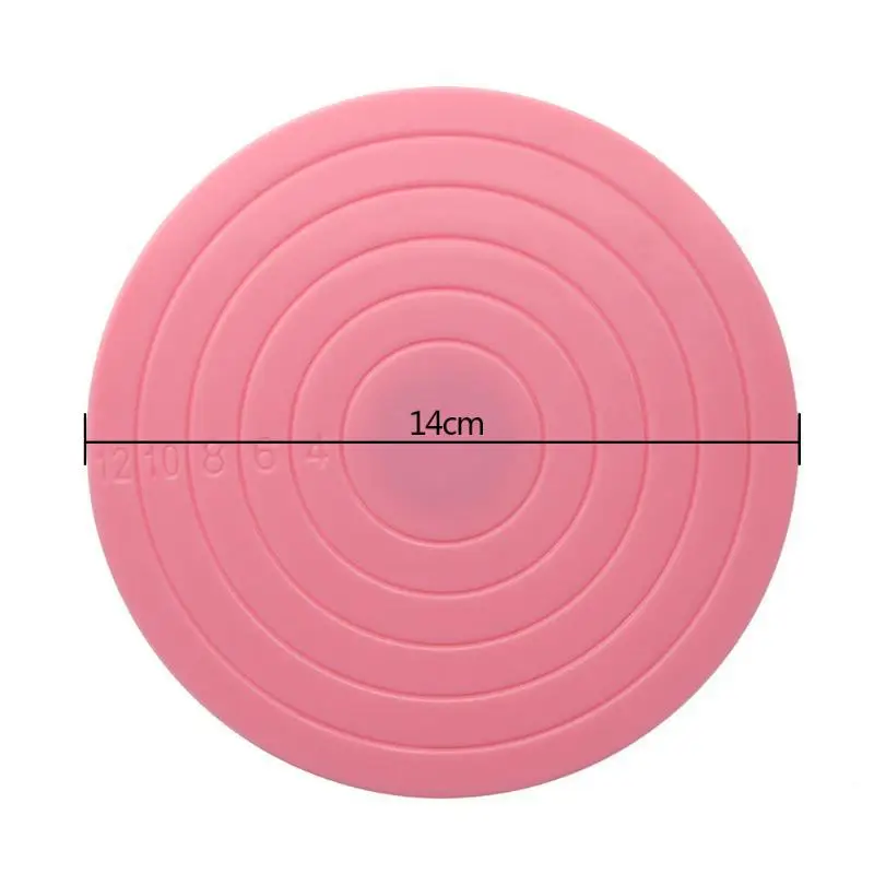 14cm round Cake Stand 360 Degree Rotating Plate Turntable Kitchen Baking Tool - Cake Decorating Rotary Display Table