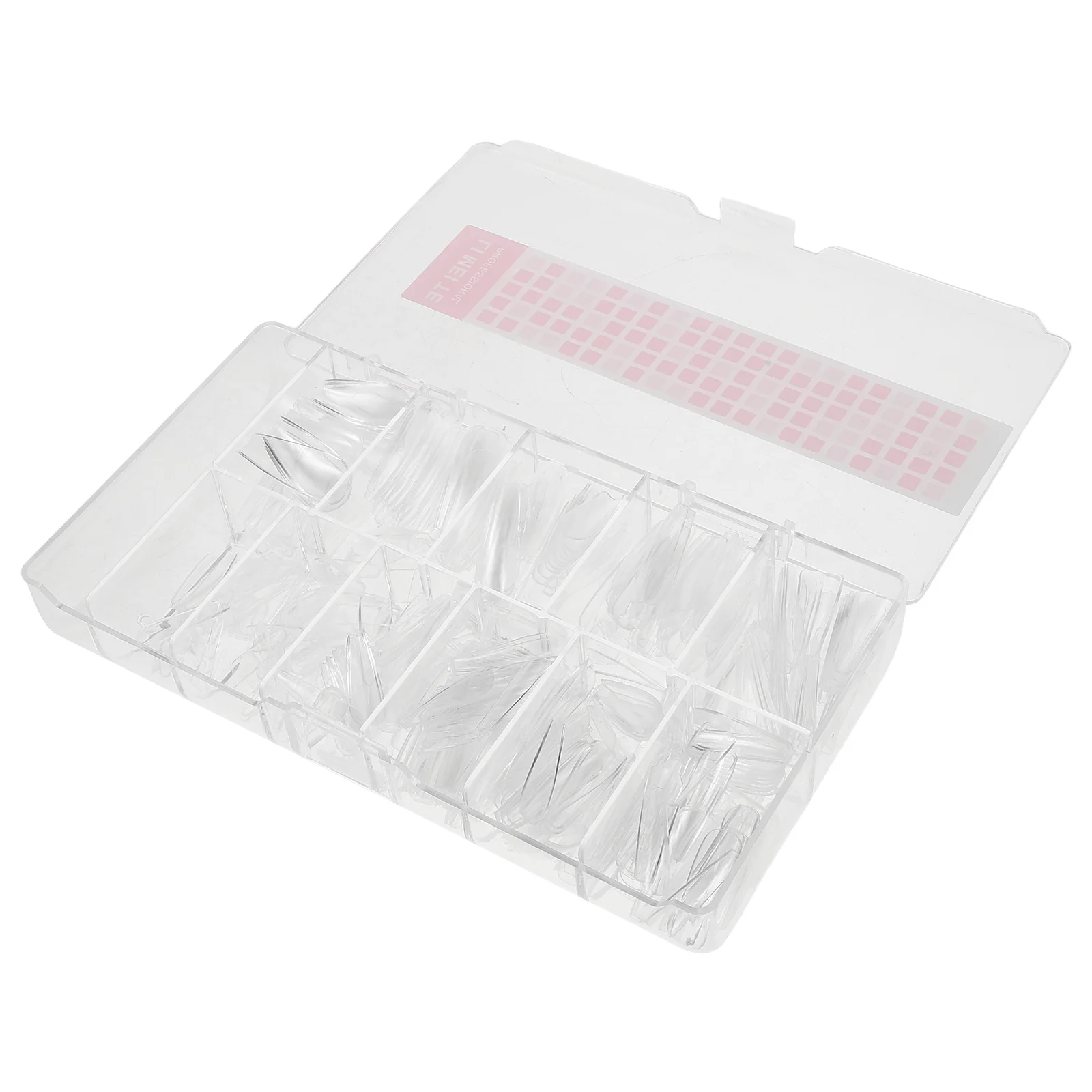 

500 шт., прозрачные типсы для ногтей в виде гроба, полное покрытие, пресс для накладных ногтей, наращивание ногтей, товары для дома, акрил