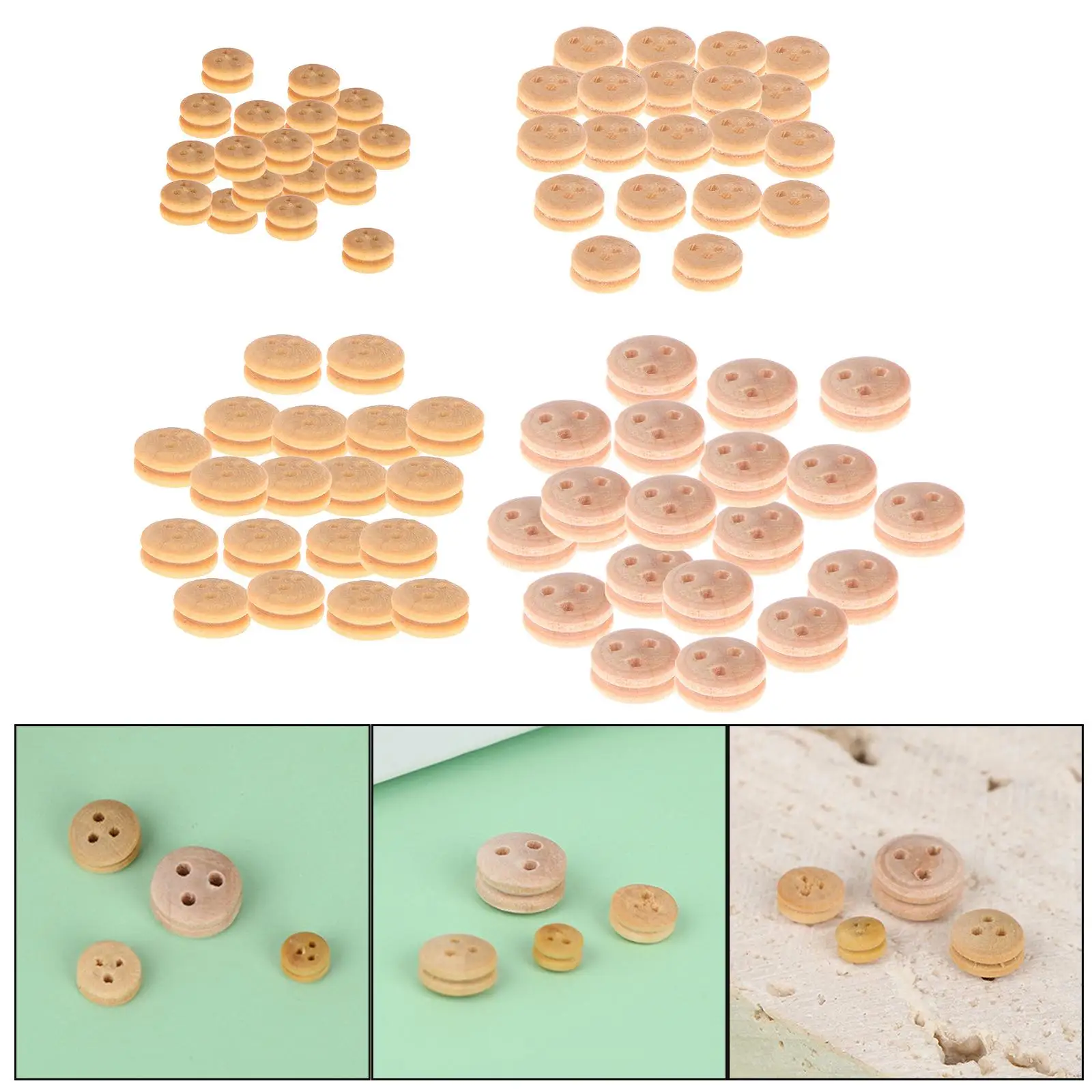 20 Pieces Pulley Blocks for Classical Sailing Boat DIY Model Building Kits Accessories Model Ship Fittings Model Ship Deadeye