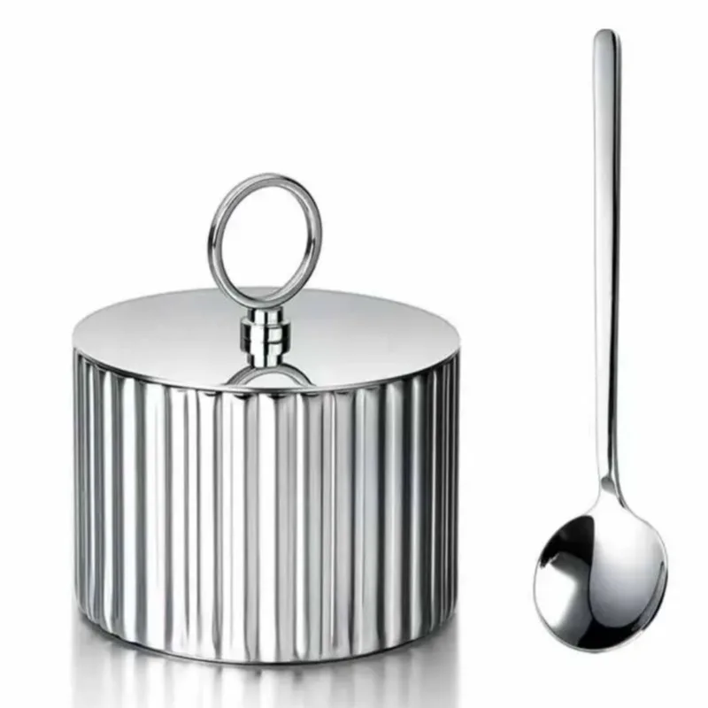 Nordic Style Spice Jars Set, Luxury Condiment Containers with Salt & Pepper Shakers, Kitchen Restaurant Organization