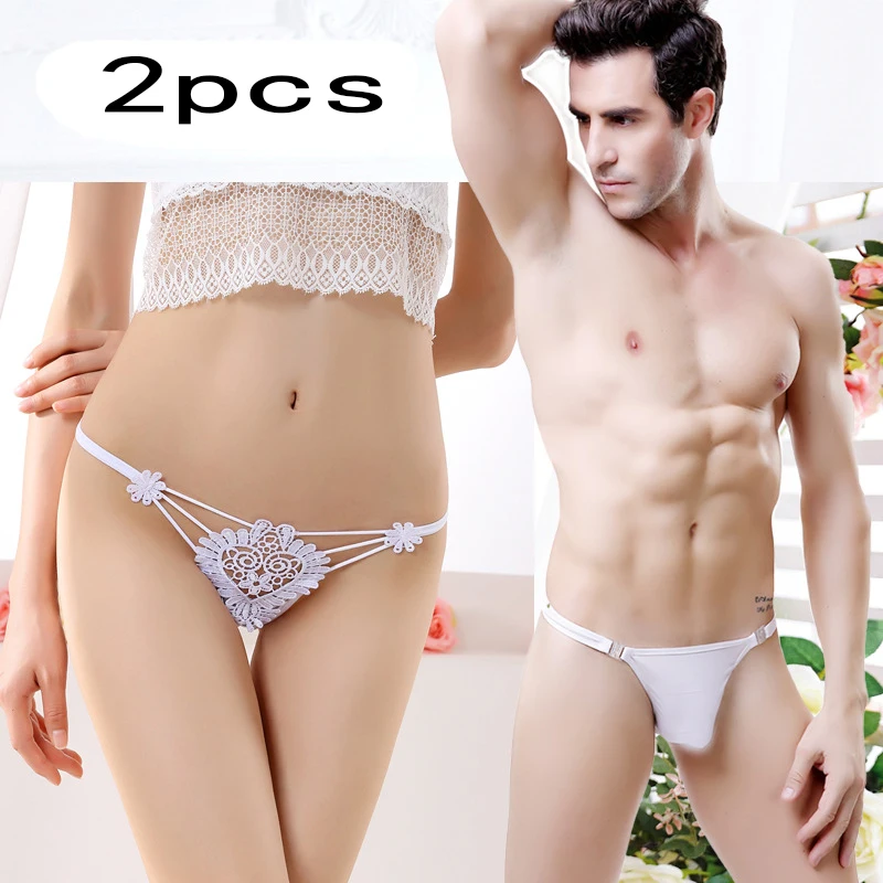 

Lace G String Women Transparent Sexy Love Panties Pouch Thong Men Couple Underwear Intimate Gel Sexuality Sex Erotic Lingerie