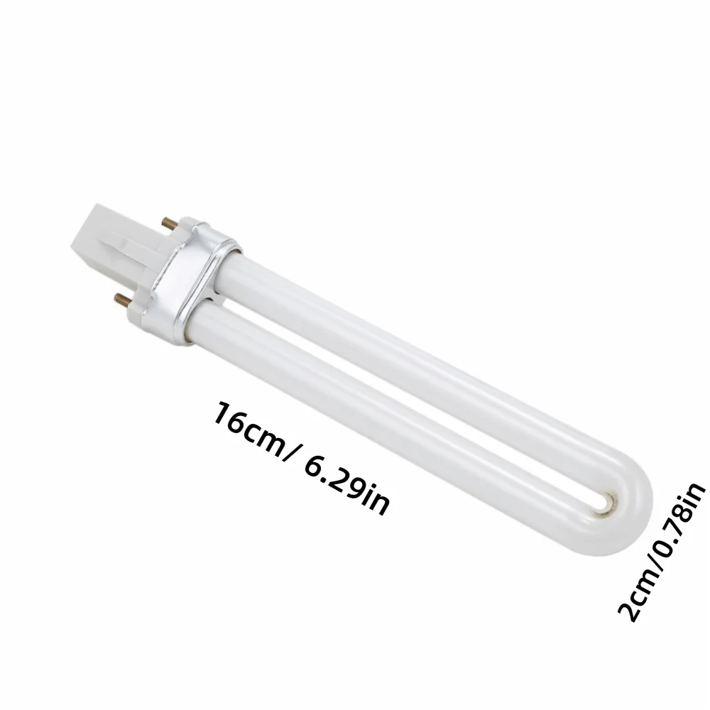 4PCS 9W Power UV LED Lamp Tube Double Light Source U Shaped Nail Dryer Replacement Lamp 365nm Wavelength Fast Curing view 6