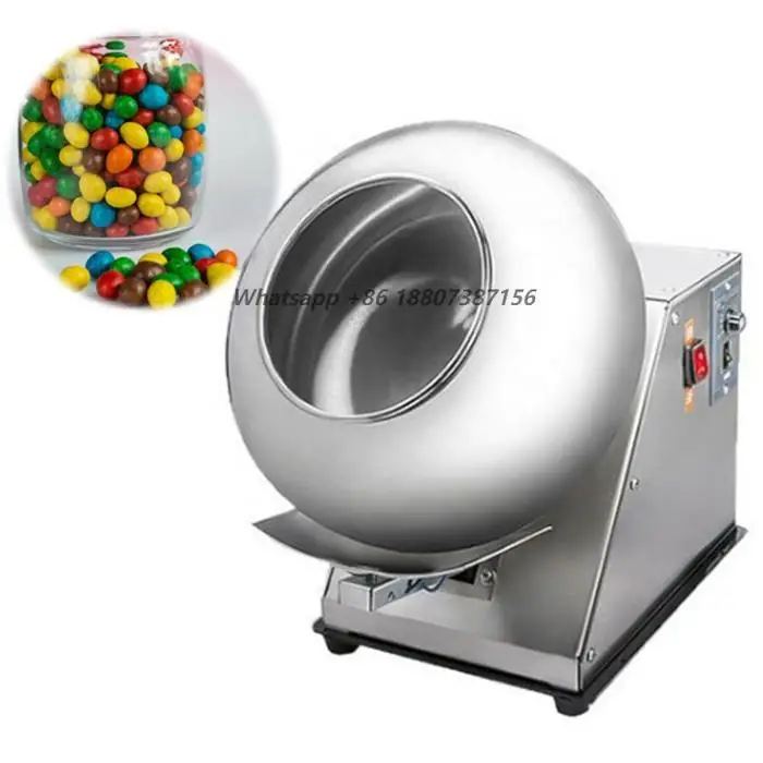 Commerical Professional Stainless Steel Mini Sugar Chocolate Seeds Coating Pan Tablet Coating Machine