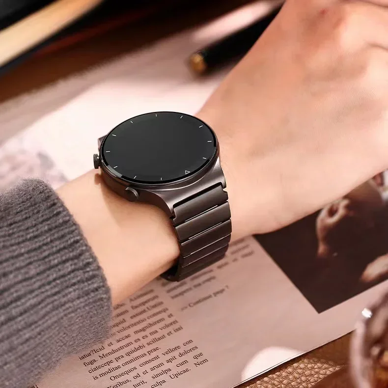 

22mm Metal Strap for Huawei Watch 4 GT5/5 Pro 46mm Amazfit GTR 4/3 Pro High End Business Wristband for Samsung Gear S3 Frontier