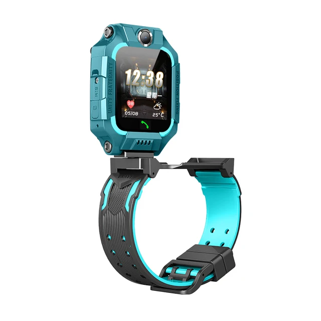 Kids Smart Watch 2G Sim Card SOS Phone Call LBS Positioning IP67 Waterproof Flip Body Best and Cheapest Children\'s Gifts