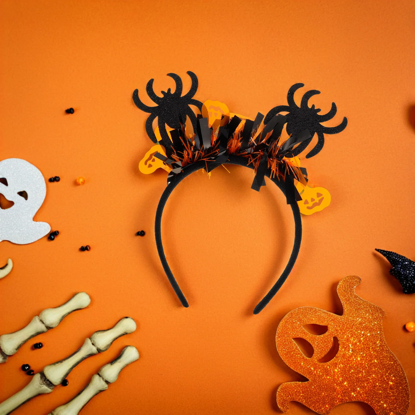 

For Women Girls Lightweight Comfortable Costume Cosplay Hair Accessory Party Festival Spooky Headwear Creative Soft Spider