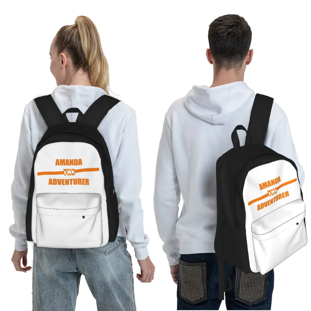 Amanda's Quest Adventure And Exploration Backpack School Bag Hiking Travel Daypack for Boys Girls Fashion Bookbag Shoulder Bags