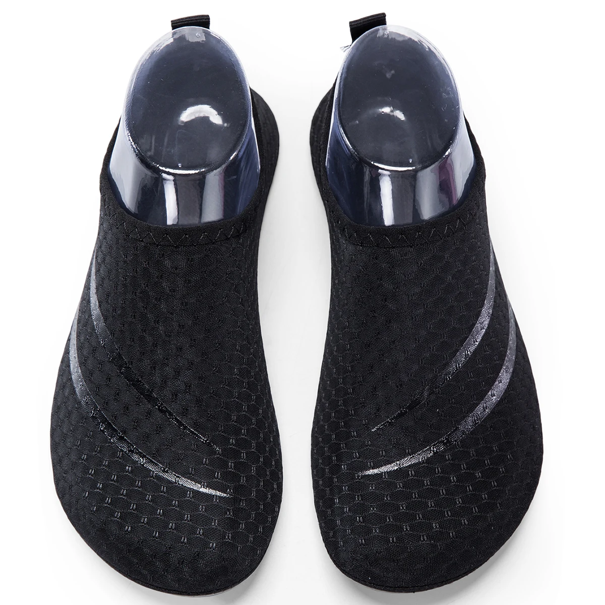 Summer Beach Essentials Black Aqua Shoes Lightweight Flexible Quick Dry Water Sports Shoes for Swim Surf Pool