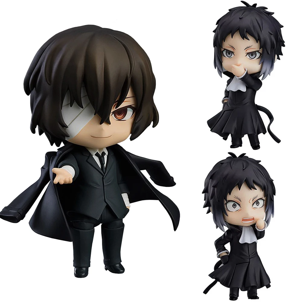 

10CM Anime Figure Dazai Osamu Akutagawa Ryunosuke 1191# PVC Action Figure Movable Figurine Collectible Model Toys Kid Gift