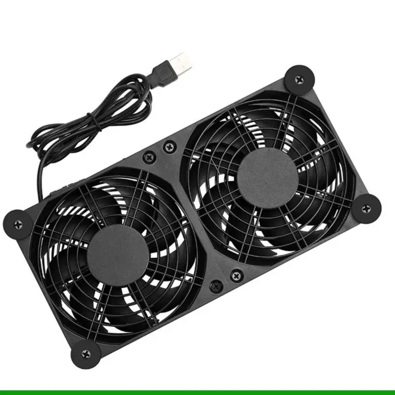 U55C 5V Quiet USB Cooling Fan 120mm Cooling for Router Computer Video networking Cabinet