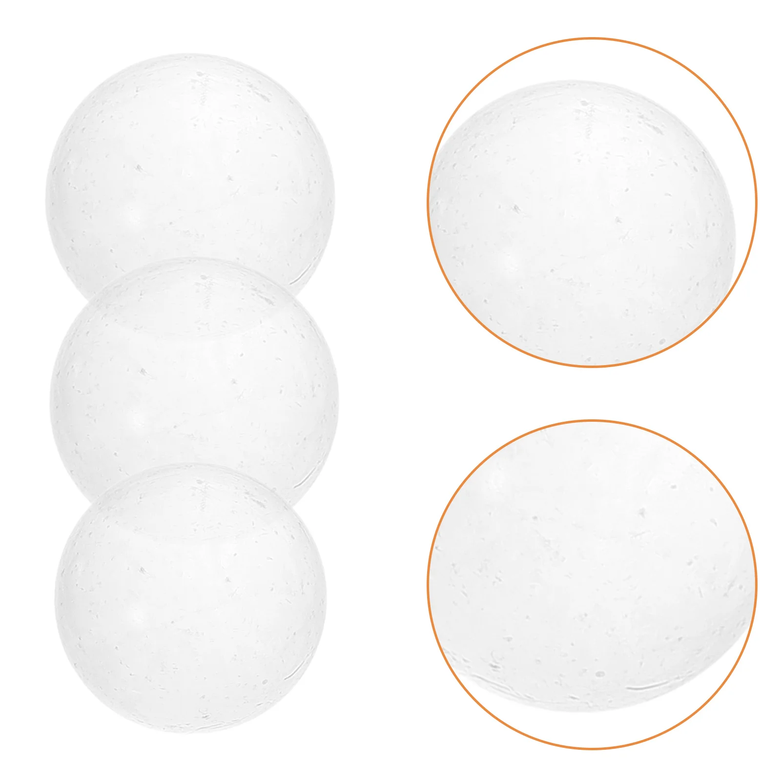 

30 Pcs Glass Beads Marbles Fish Tank Balls Clear Decorative for Vase Filler Checkers