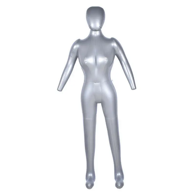 165cm Inflatable Mannequin Model Female Full Body Dummy Torso Tailor Clothes Model Display Portable Tops Retail Display Supplies