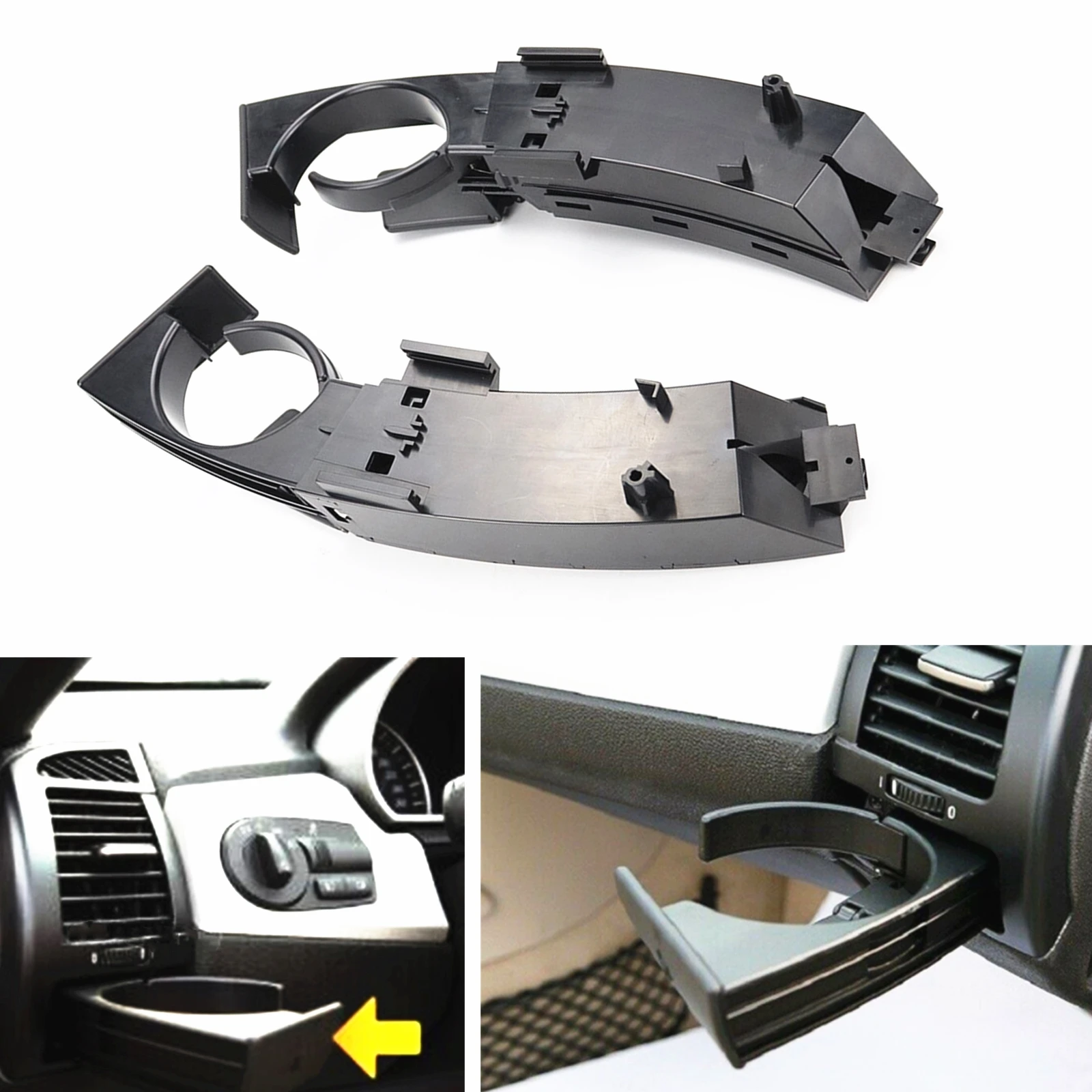 

Front Dashboard Water Cup Holder For BMW Z4 E85 E86 2002-2008 Car Dash Board Air Vent Side Drink Bracket Supportor