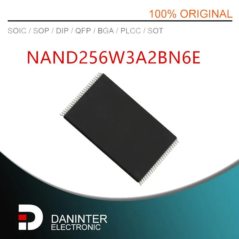 New 10PCS/LOT NAND256W3A2BN6E NAND256W3A2BN6 NAND256  NAND256W3A2 TSOP-48