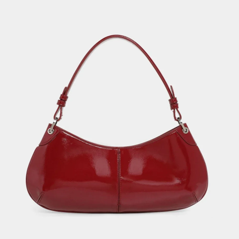 

Модельерские сумки на плечо для женщин Стеганые сумки Half Moon из искусственной кожи Сумка подмышки НОВАЯ Высококачественная сумка-клатч