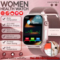 2025 For HUAWEI AI Diagnosis Health Smart Watch Women ECG HRV Funtion Blood Pressure Uric Acid Lipid BT Call Smartwatches Ladies