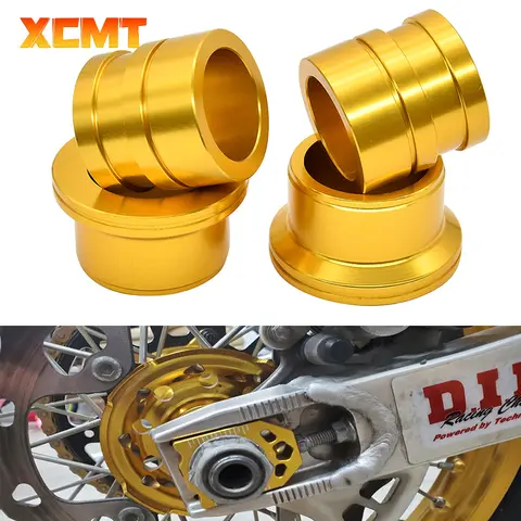 오토바이 CNC 전방 후방 휠 허브 스페이서 스즈키 RMZ 250 450 2005 2006-2024 RMX 450Z 2010-2017 Motocross Universal Parts
