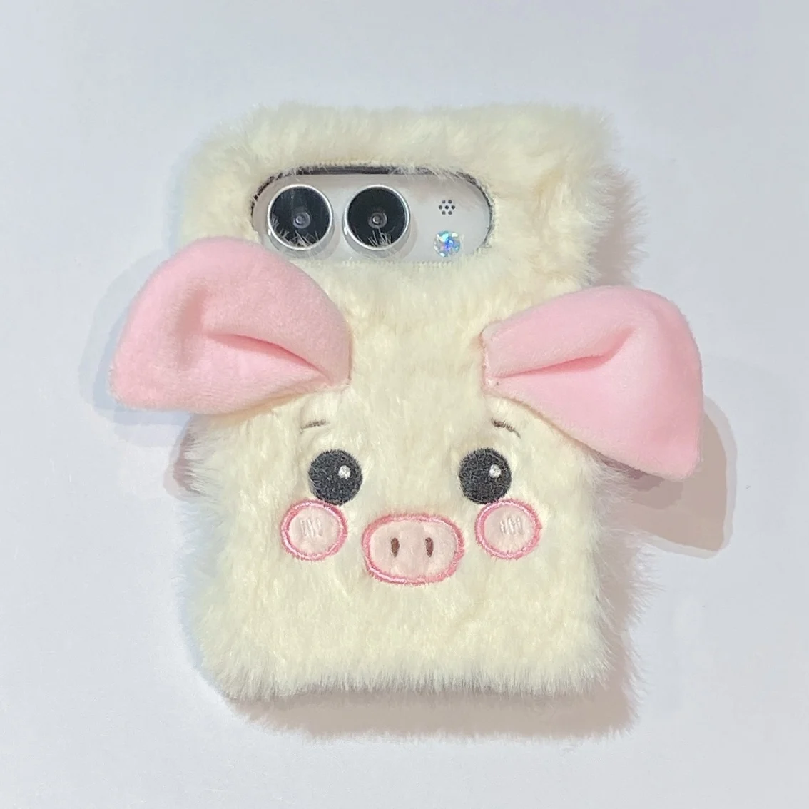 Luxury Plush Warm Cute Phone Case for Honor Magic V Flip Flip2 Quakeproof Cover view 5